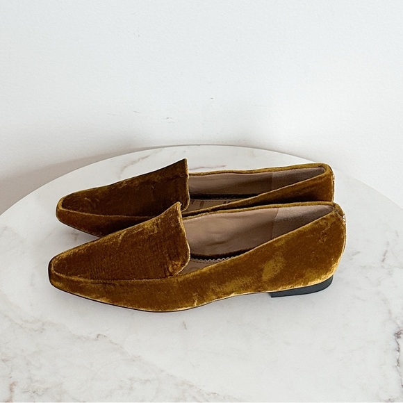 NEW Sam Edelman Emelie Rust Velvet Loafers Size 5 - Picture 5 of 8